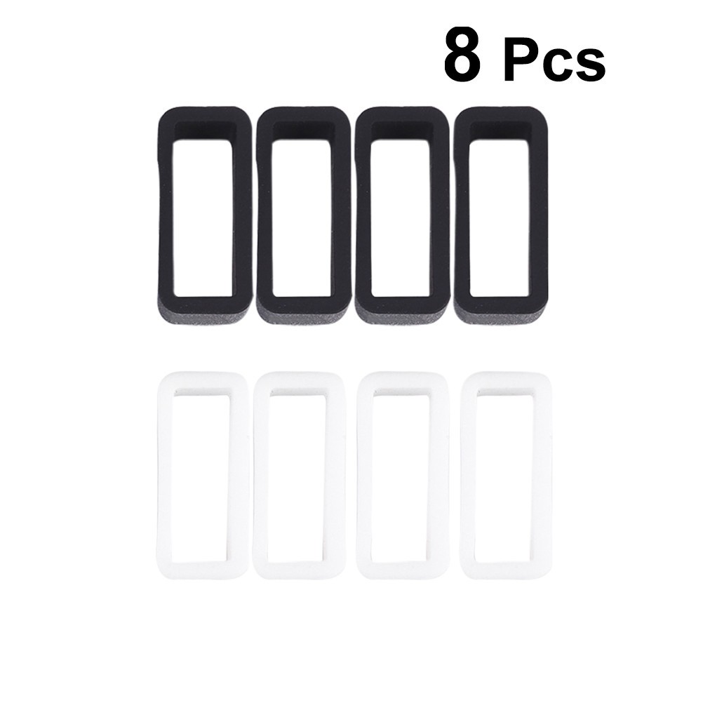 8Pcs Watch Buckle Set Made of Premium Silicone Easy to Install Clasp for Watch