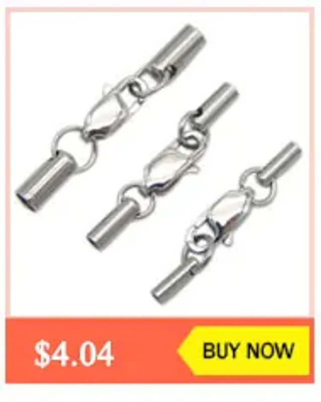 SAUVOO – fermoirs en acier inoxydable, crochets adaptés à 1.5/2/3/4/5/6/8mm, con