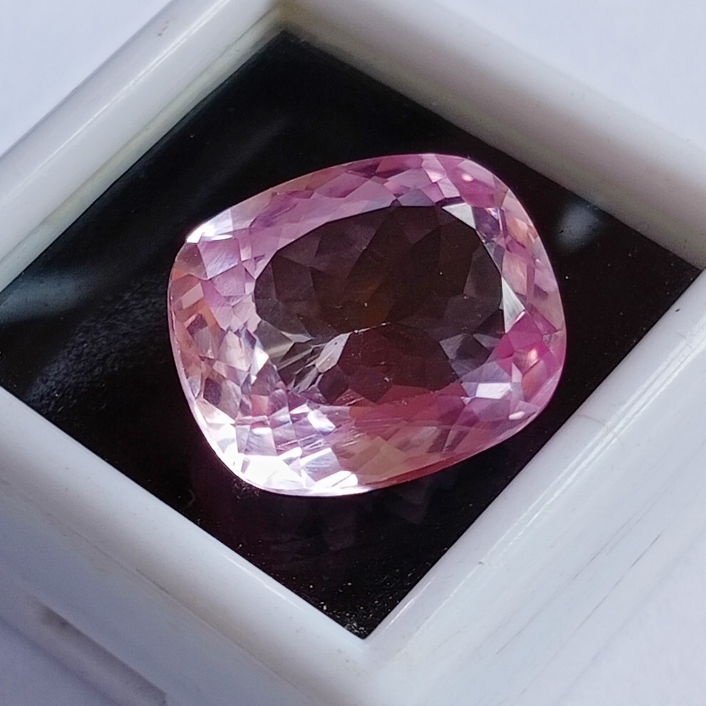 Pink Sapphire Natural Cushion Cut 12+ Ct Loose Gemstone For Necklace Making
