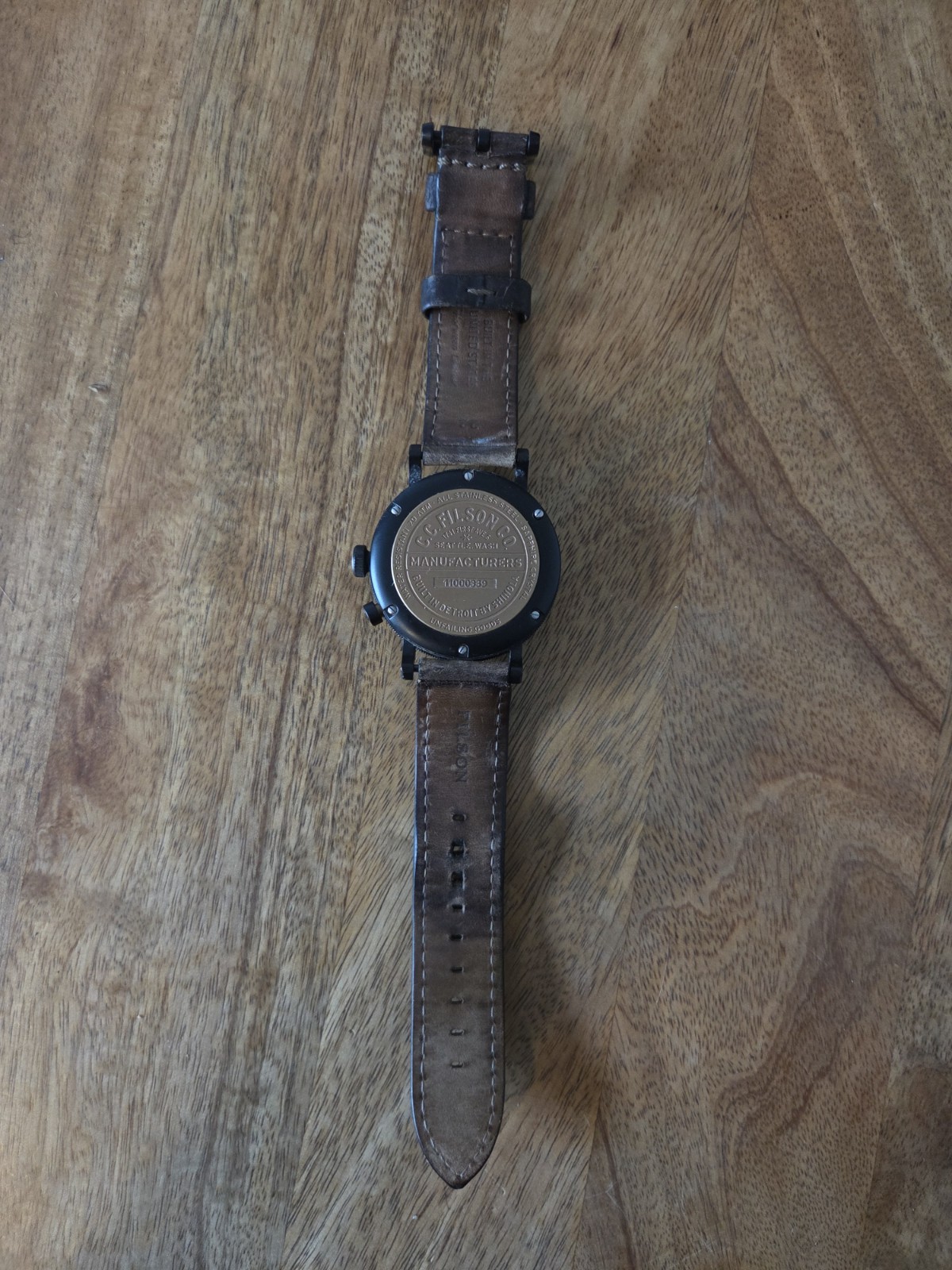 Filson Scout Dual Time Watch | Brown/Black | Leather Strap | Discontinued | Rare