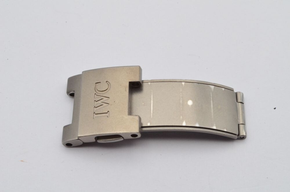 IWC GST Titan Armband Faltschließe 18Mm Deployment Clasp Gebraucht