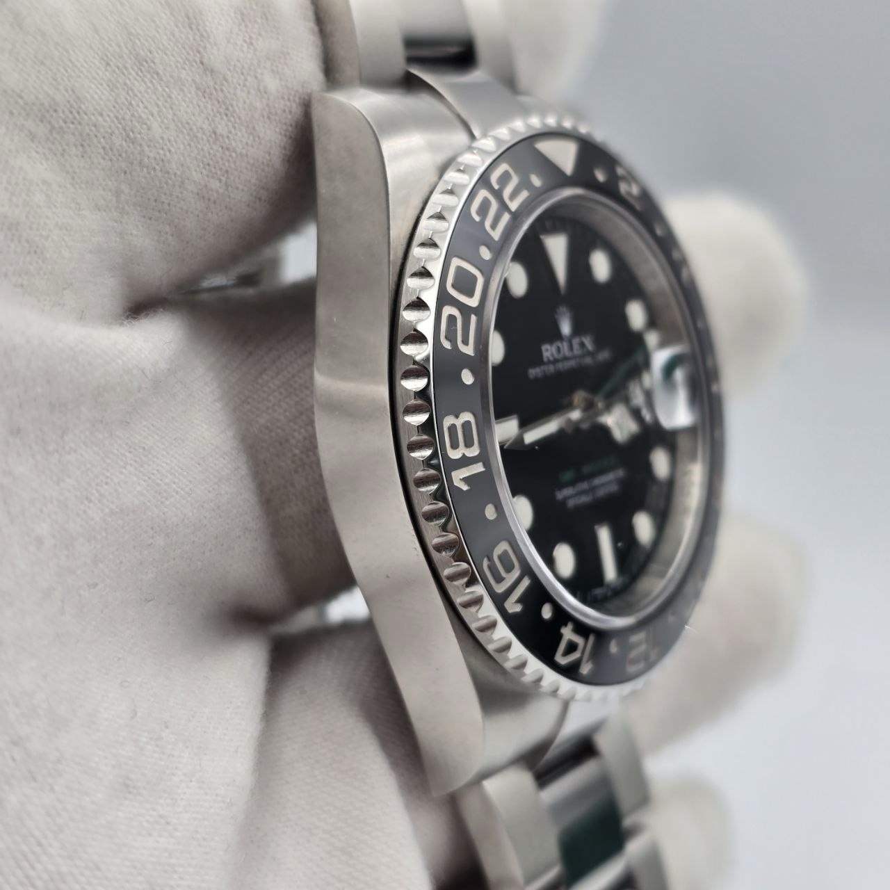 2013 PAPERS Rolex GMT Master II 116710LN Steel Ceramic “Green Arrow” 40mm BOX