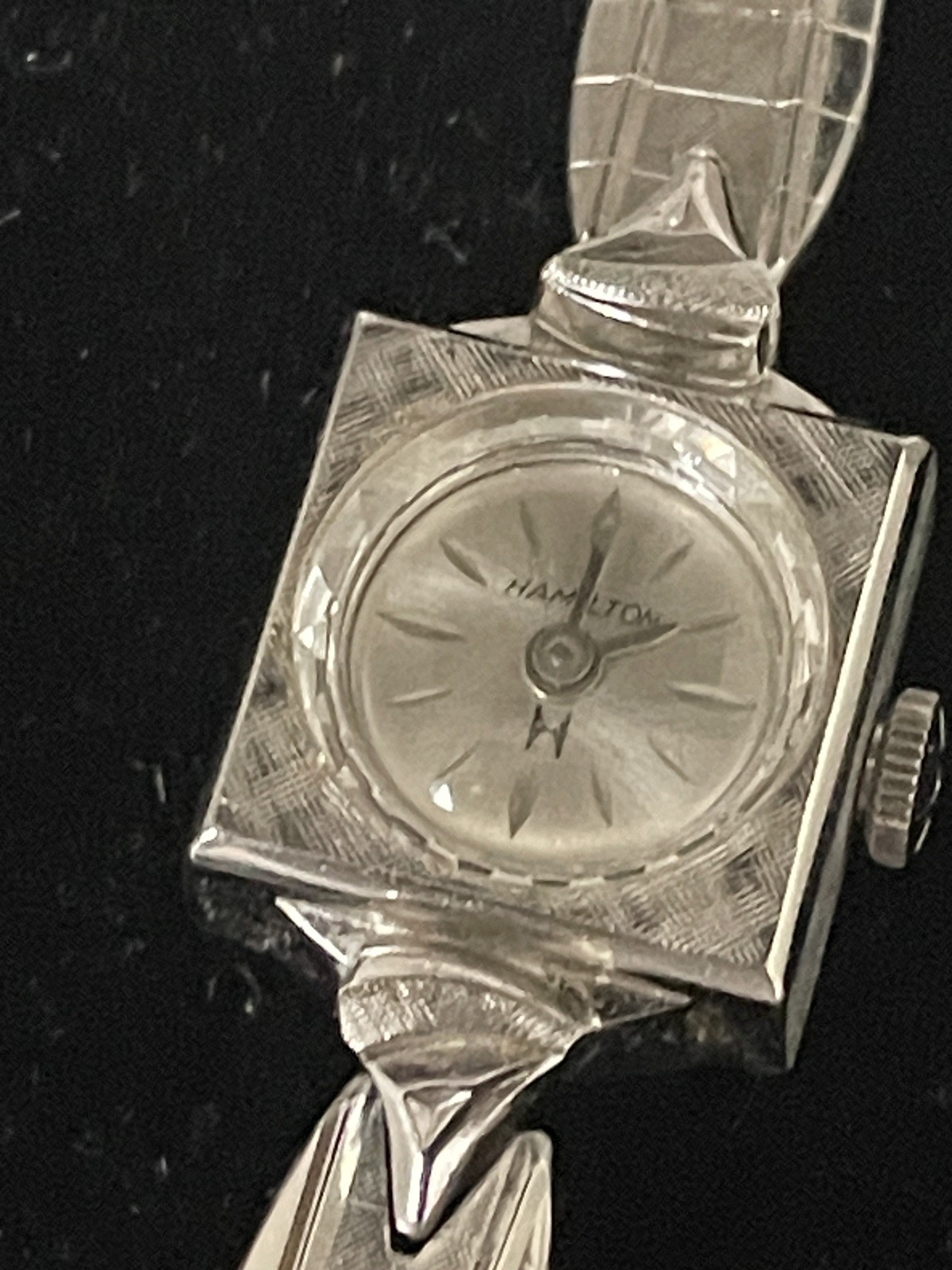 Vtg 1960’s HAMILTON Women’s Mechanical Cocktail Watch 10K RGP