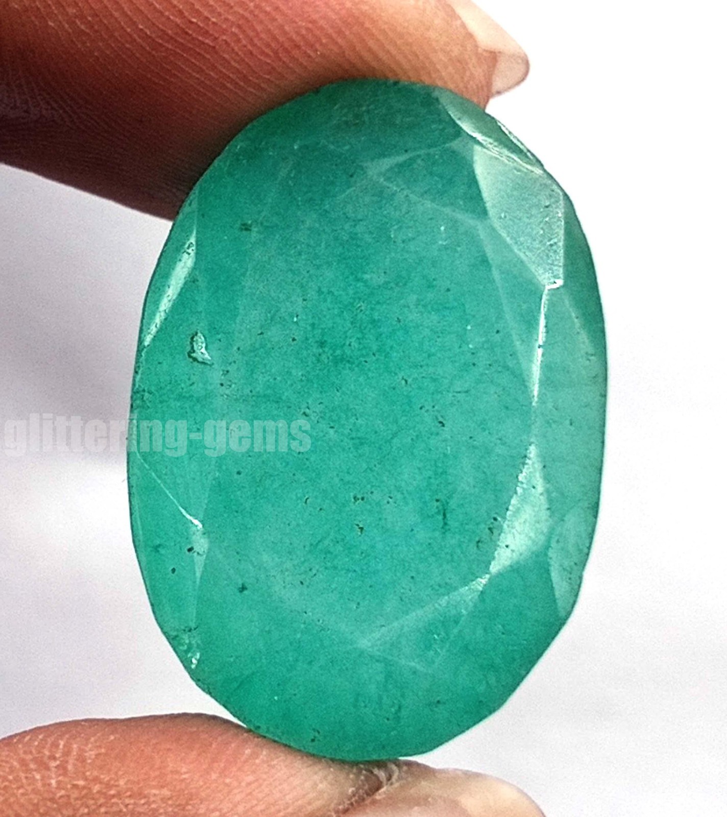 IGL Certified 51.70 Carat Natural Green Emerald Oval Shape Loose Gemstone 5DNE
