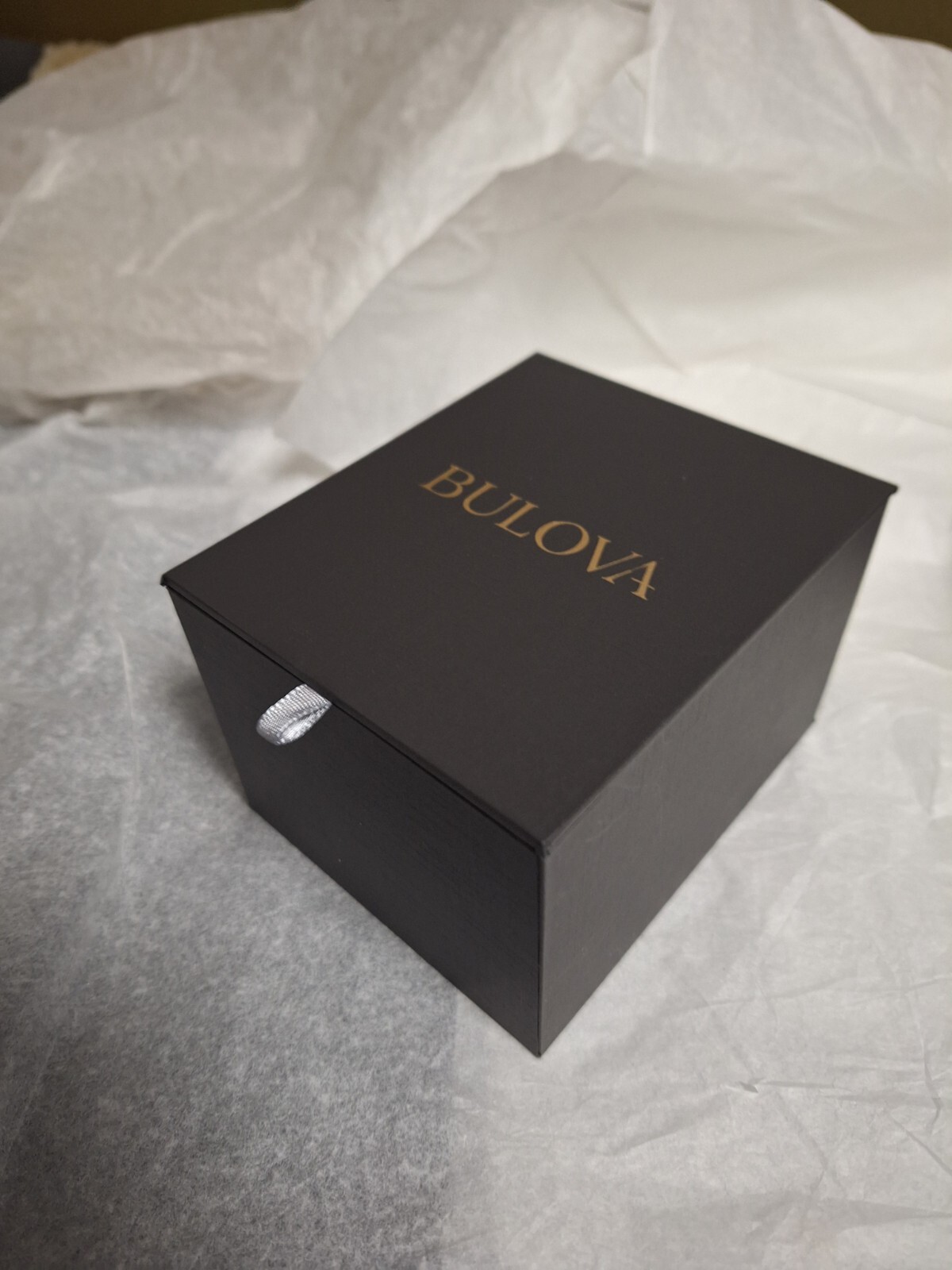 Bulova Millennia Quartz Black Dial Gold Tone Stainless Steel Men’s Watch 97A183
