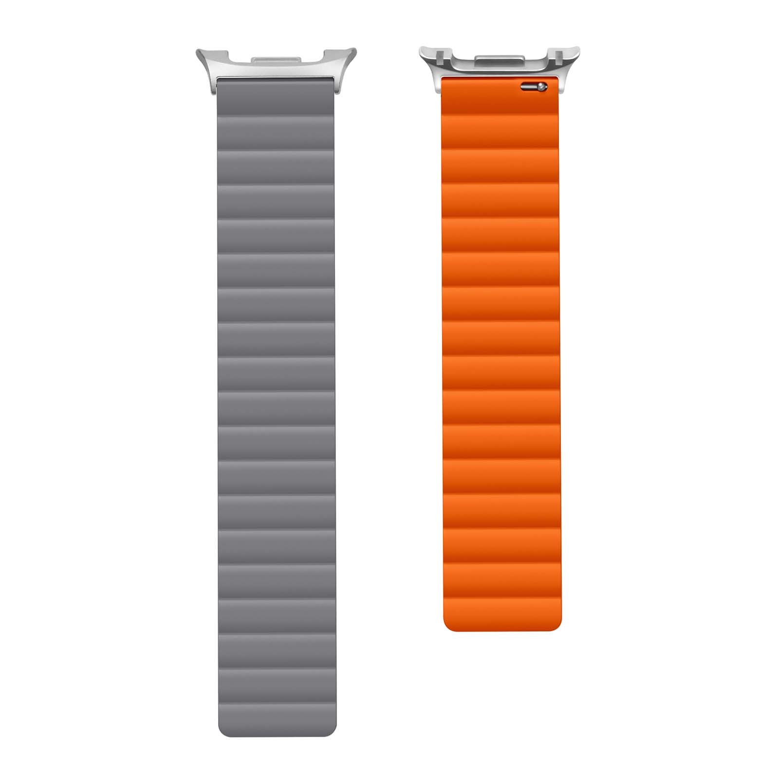 Magnetic Sporty Silicone Strap For Samsung Galaxy Watch 8/8 Classic/Ultra 2025