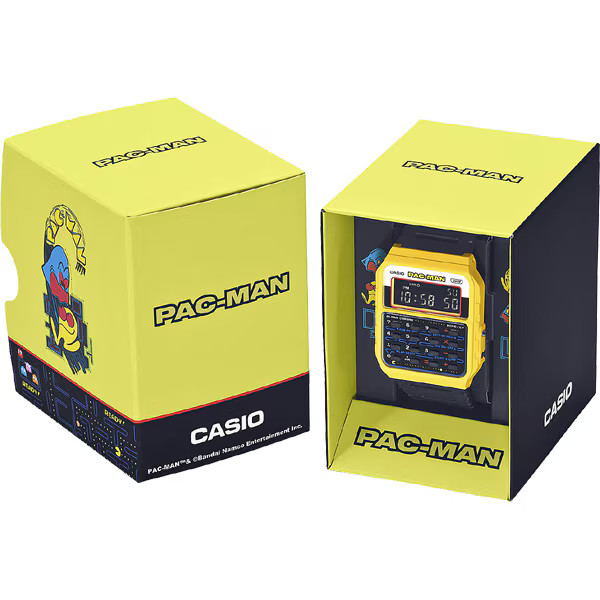 CASIO Classic CA-53WPC-1BJR PAC-MAN Collaboration Model Yellow