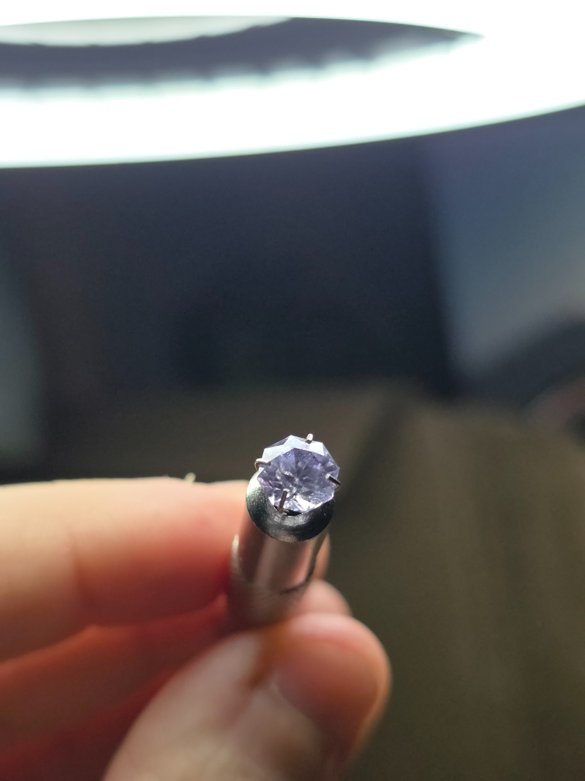 LILAC Lab Garnet YAG – 6.127mmx4.387mm Fantasy Octaganal Round Hand Fabricated