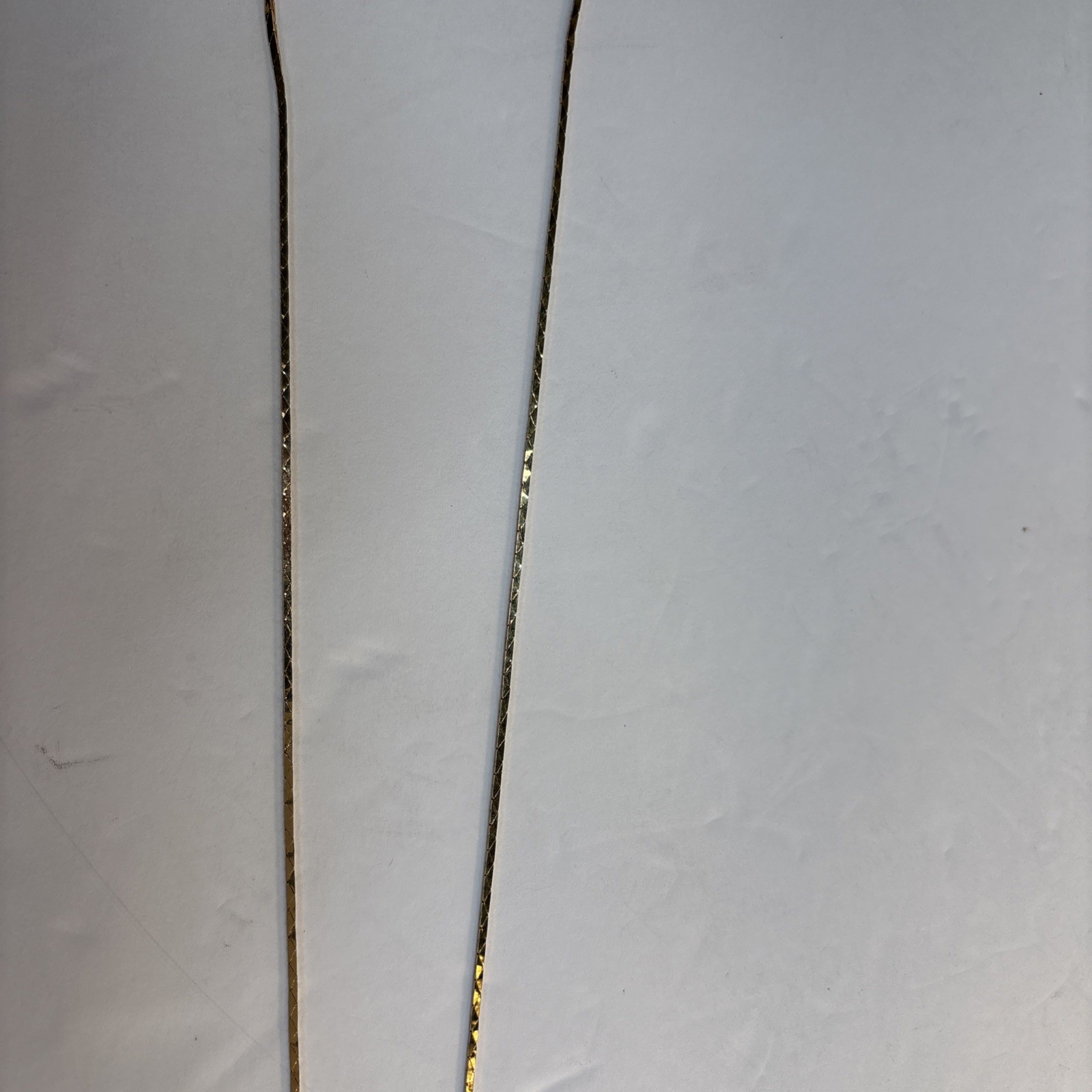 Vintage Gold Tone Filigree Butterfly Adjustable Slider Necklace 29”