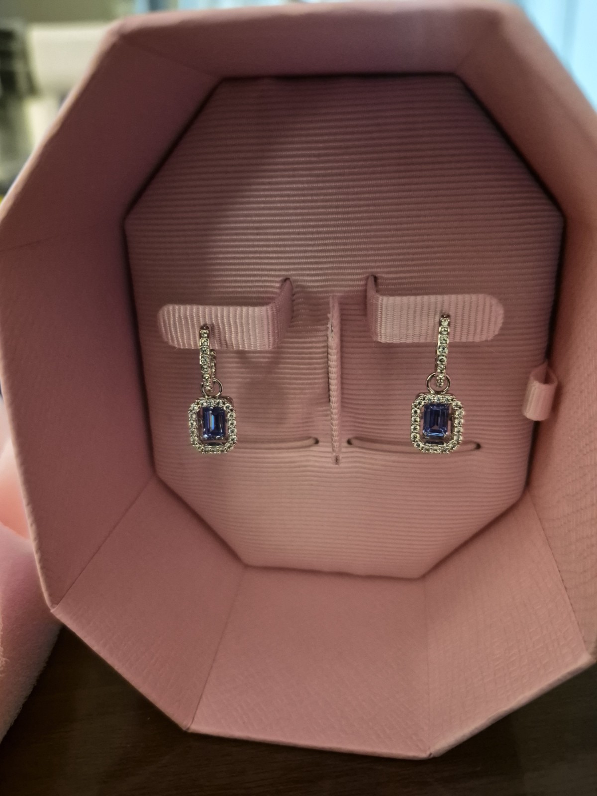 Swarovski Una Angelic Hoop Drop Earrings 5619500 PE CRY/ M- FREE Shipping