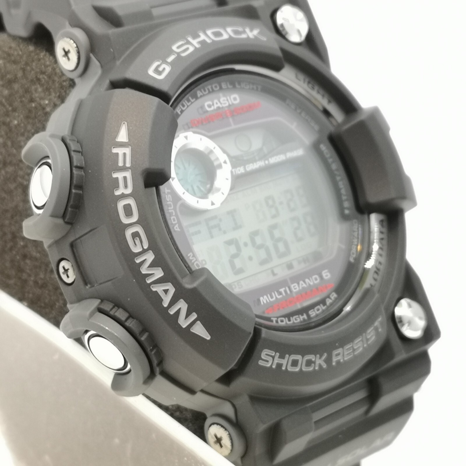 CASIO G-SHOCK FROGMAN GWF-1000-1JF Black Red Multiband 6 Men’s Watch New in Box