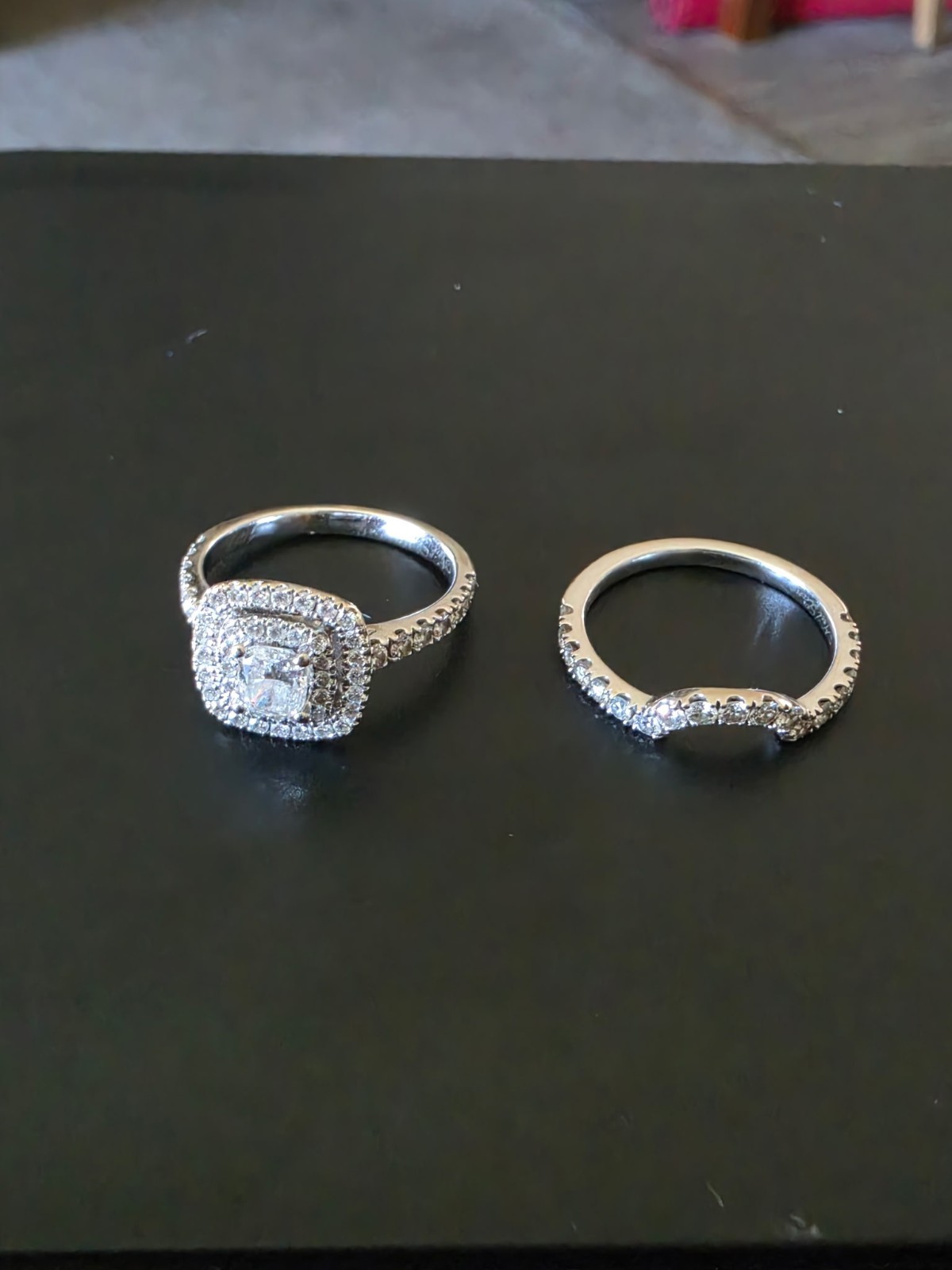14k White Gold Diamond Ring, Neil Lane