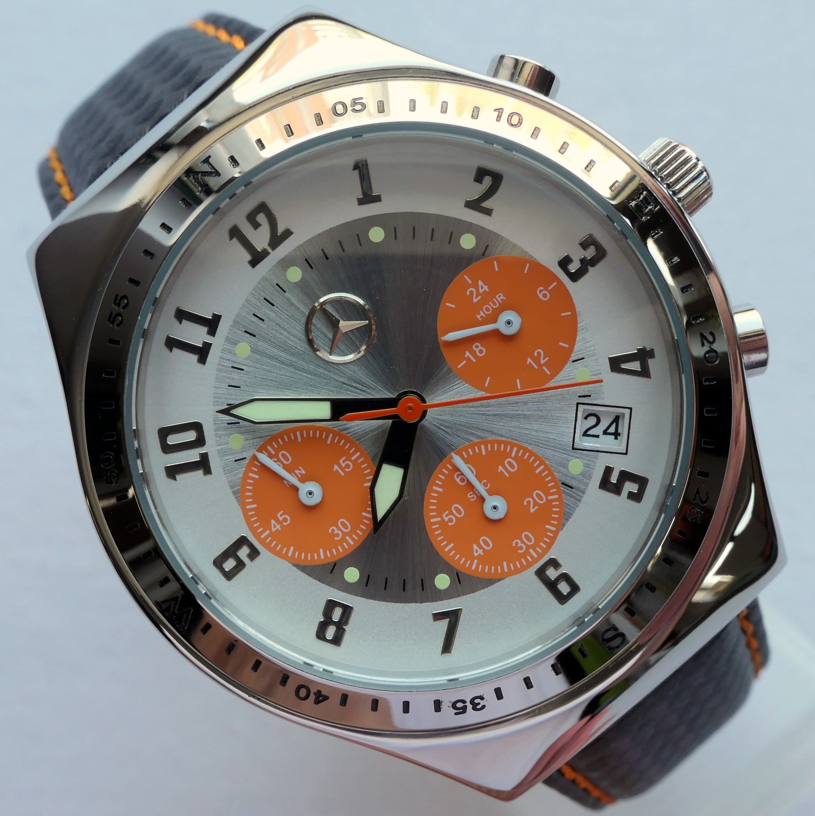 Mercedes Benz AMG Motorsport Racing Car Accessory Sport Design Chronograph Watch