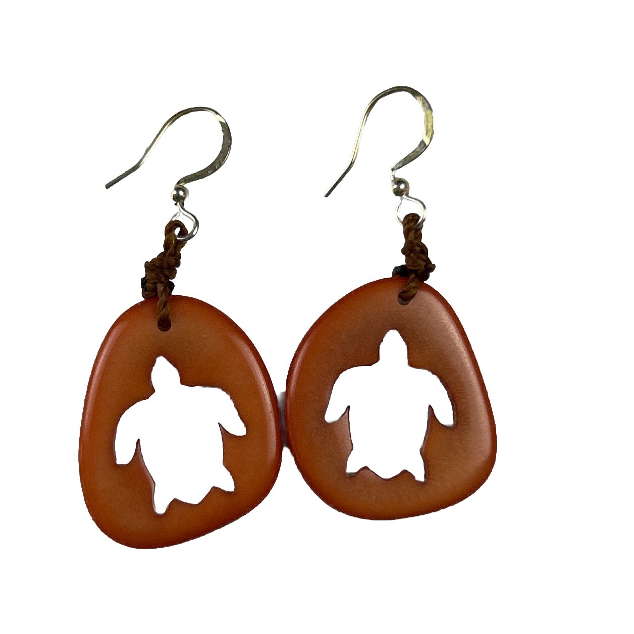 Fair Trade Tagua Nut Organic Earrings Jewelry (Sustainable & Eco-Friendly)