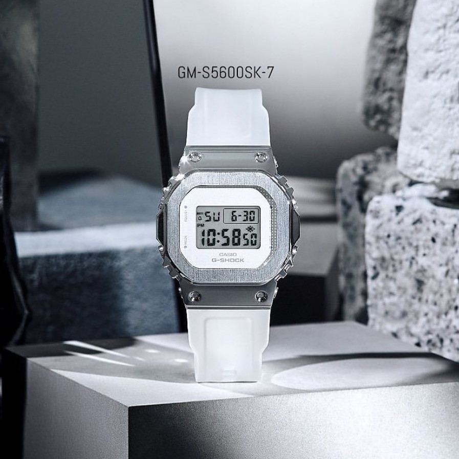 Casio G-Shock GM-S5600SK-7D Digital Metal Semi-Transparent Ladies Fashion Watch