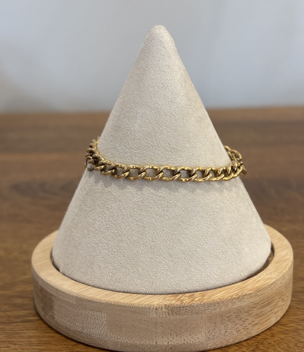 Vintage 1/20 12K Gold Filled Open Link Bracelet 6.50”