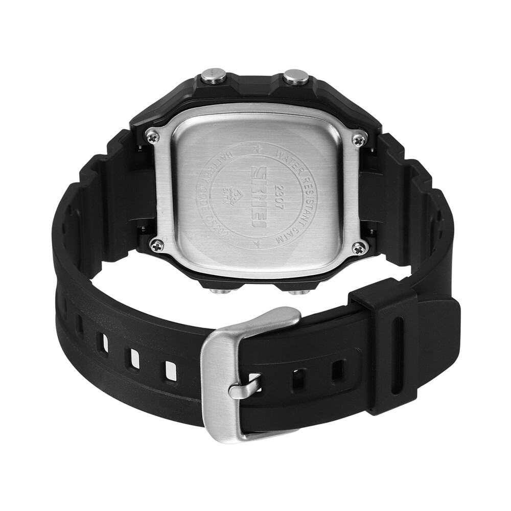SKMEI Men Digital Watch Weekdate LED Wristwatch Male Steel Countdown Boy Watches