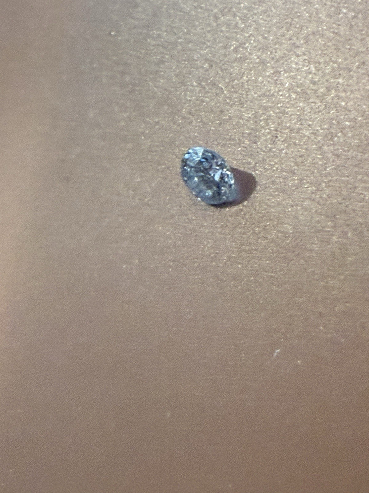 Fancy Natural blue diamond 0.05ct NATURALLY colored unheated
