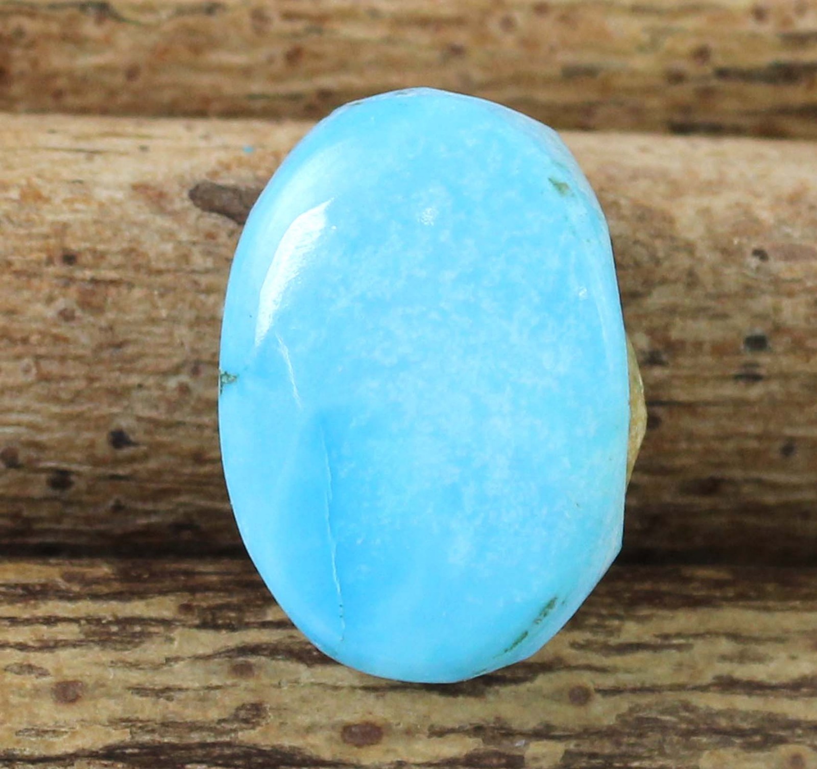 22.65 Ct Certified Natural Blue Turquoise Oval Sleeping Beauty Gemstone T22247