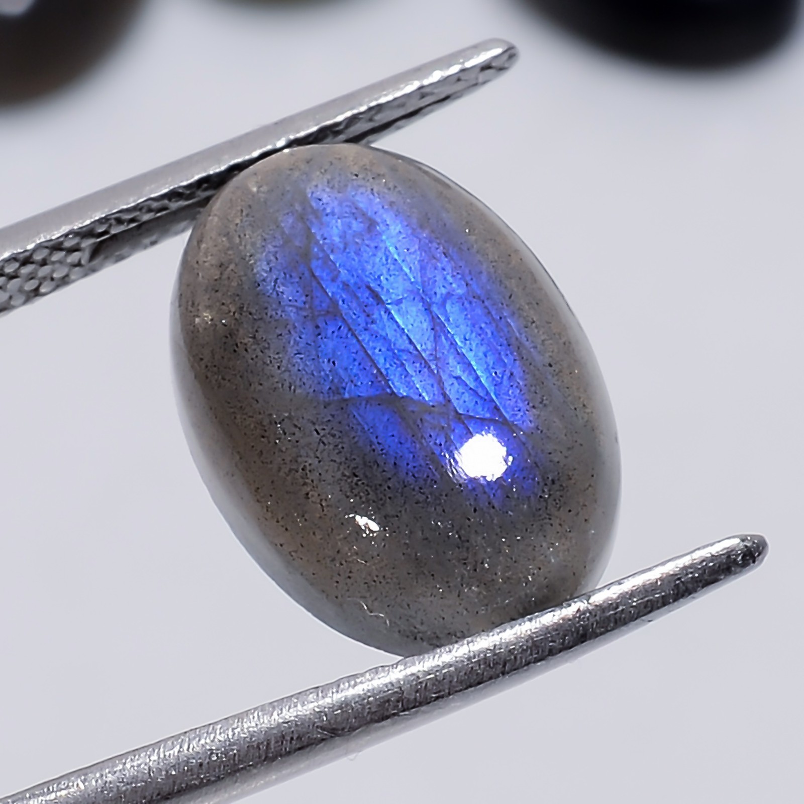 100% Natural Labradorite Oval Cabochon Gemstone Lot 20 Ct 14X10X4 mm AL-16