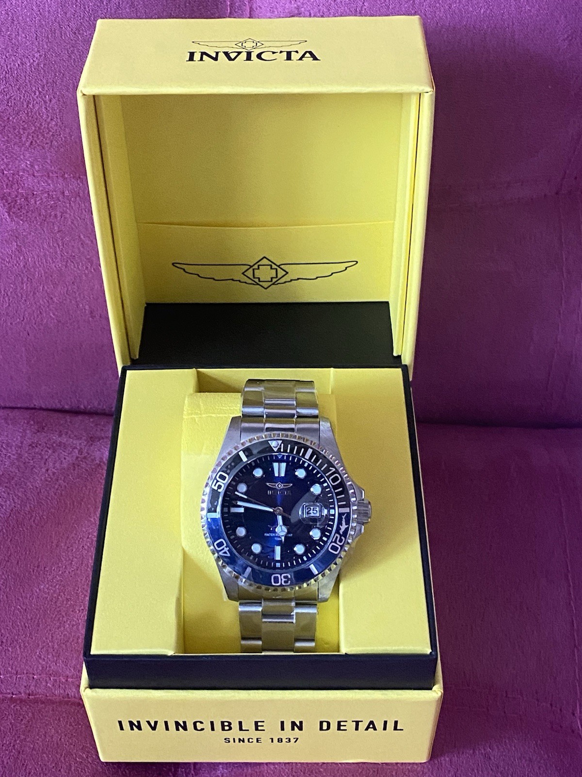 Brand New Invicta Pro Diver Currentwave Men’s Watch 43mm Steel (44716)