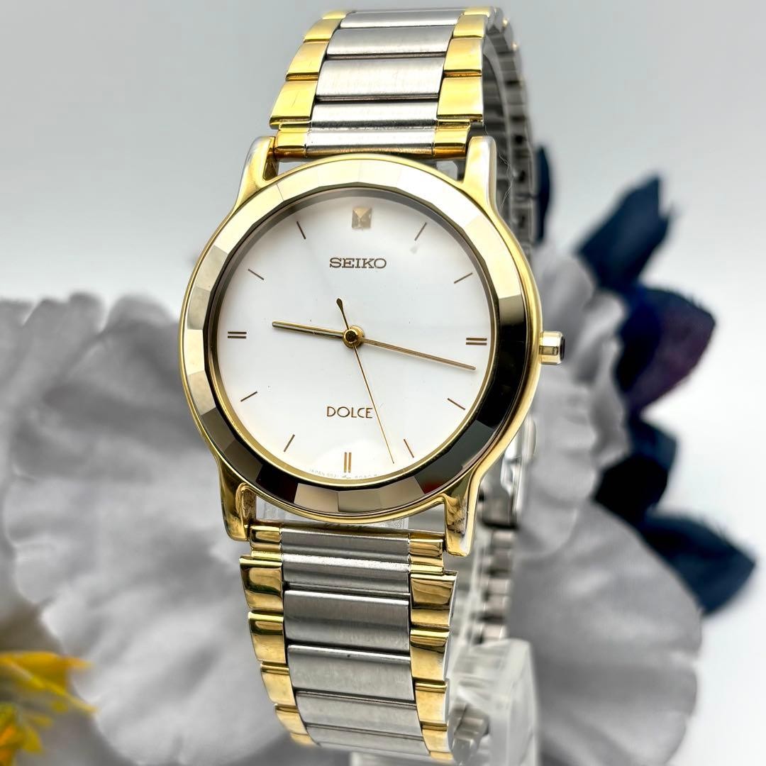 Rare item SEIKO Dolce 5S21 sweep second new battery