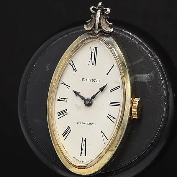 Working condition, excellent condition Seiko Diashock 21-0450R manual winding si