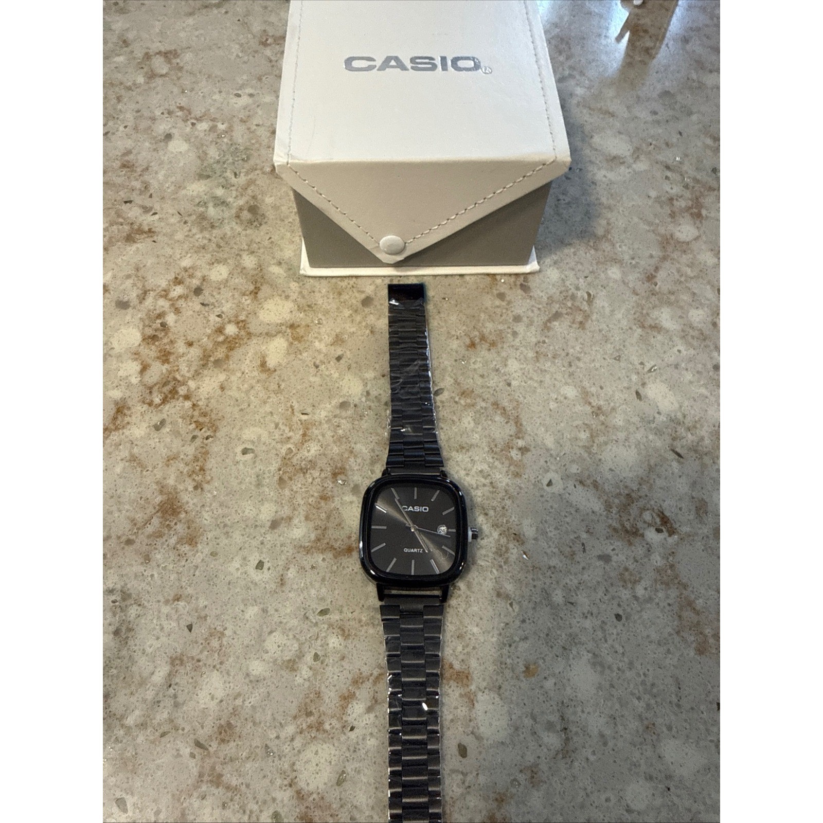 Casio Old Money Classic Quartz Watch Black Stainless Steel A168 3298 Boxed