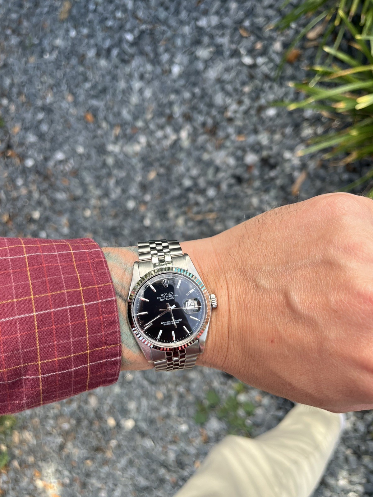 Rolex 1601 | 36mm | Folded Jubilee | Box & Booklet