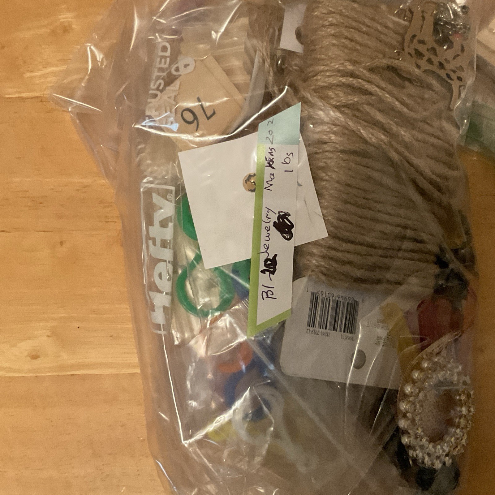Mixed Jewelry Lot – Beads & Necklace, Multicolor, Metal & Plastic