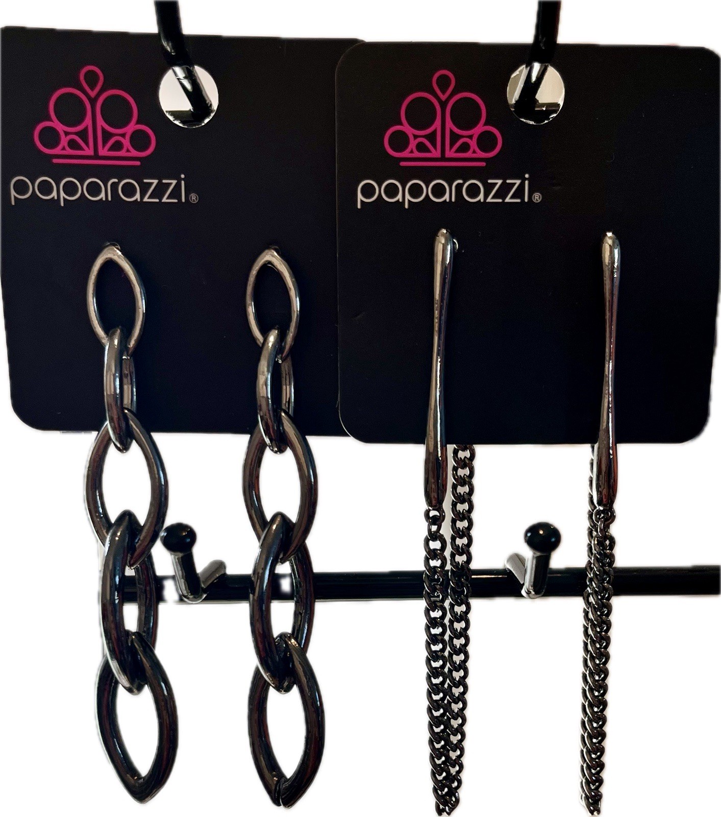 14 Pairs Paparazzi Earrings. Post Backs & Fish Hooks. Variety Colors & Sizes NWT