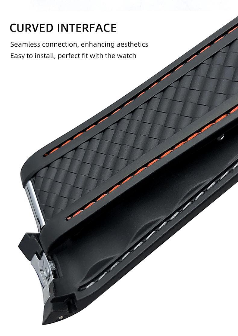18,19,20mm Silicon Rubber Light Strap Watch Band Omega Seamster Aqua Terra At150