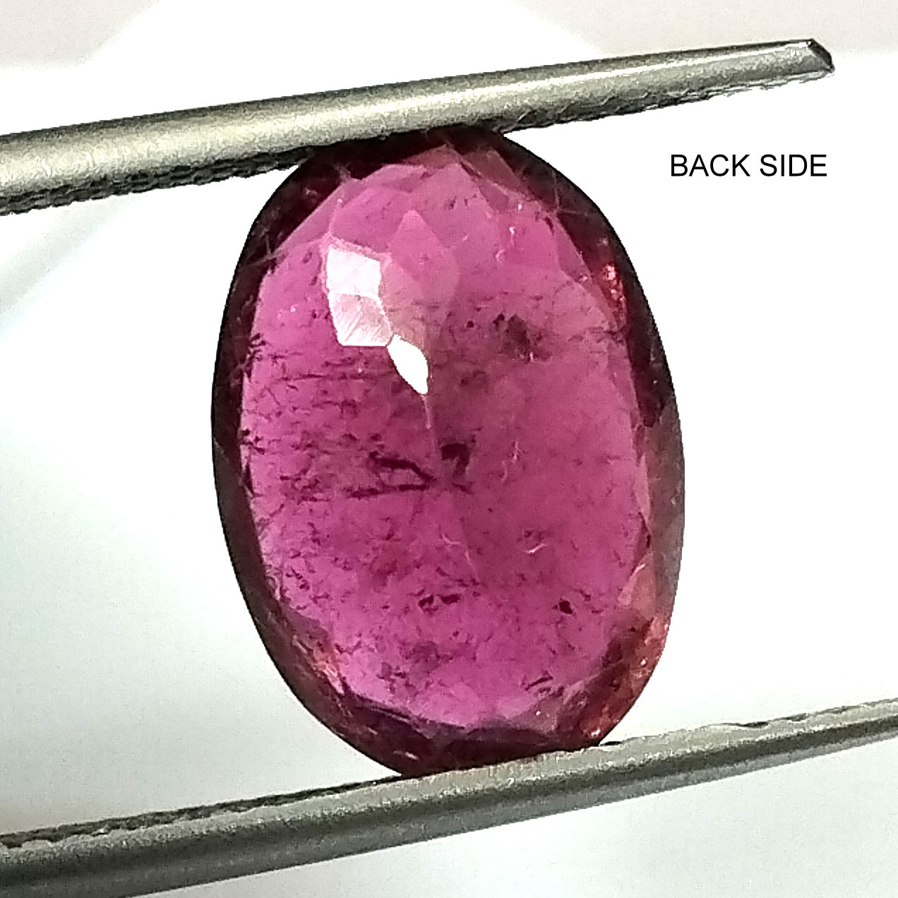 Natural Tourmaline Pink Oval 13X9 mm 4.40 Carat Faceted Untreated Loose Gemstone
