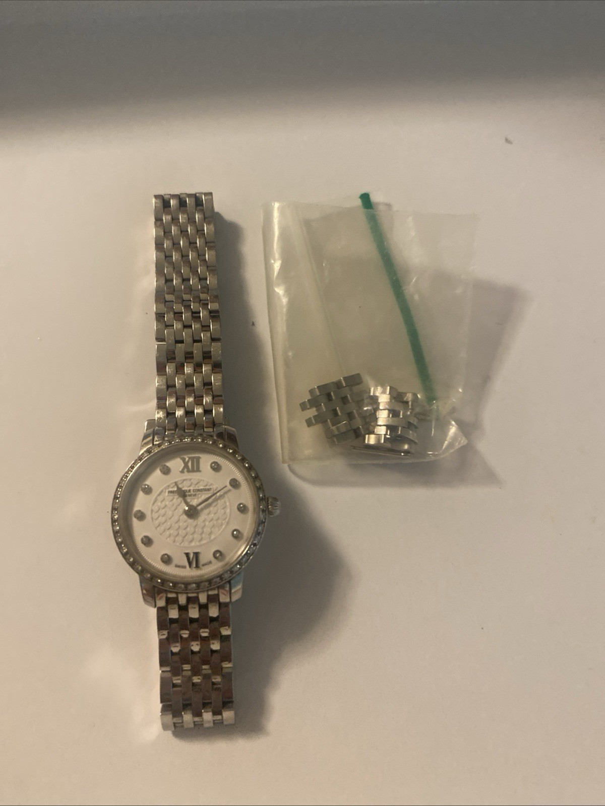 Frédérique Constant Women’s Watch With Diamond Bezel And Diamond Spots