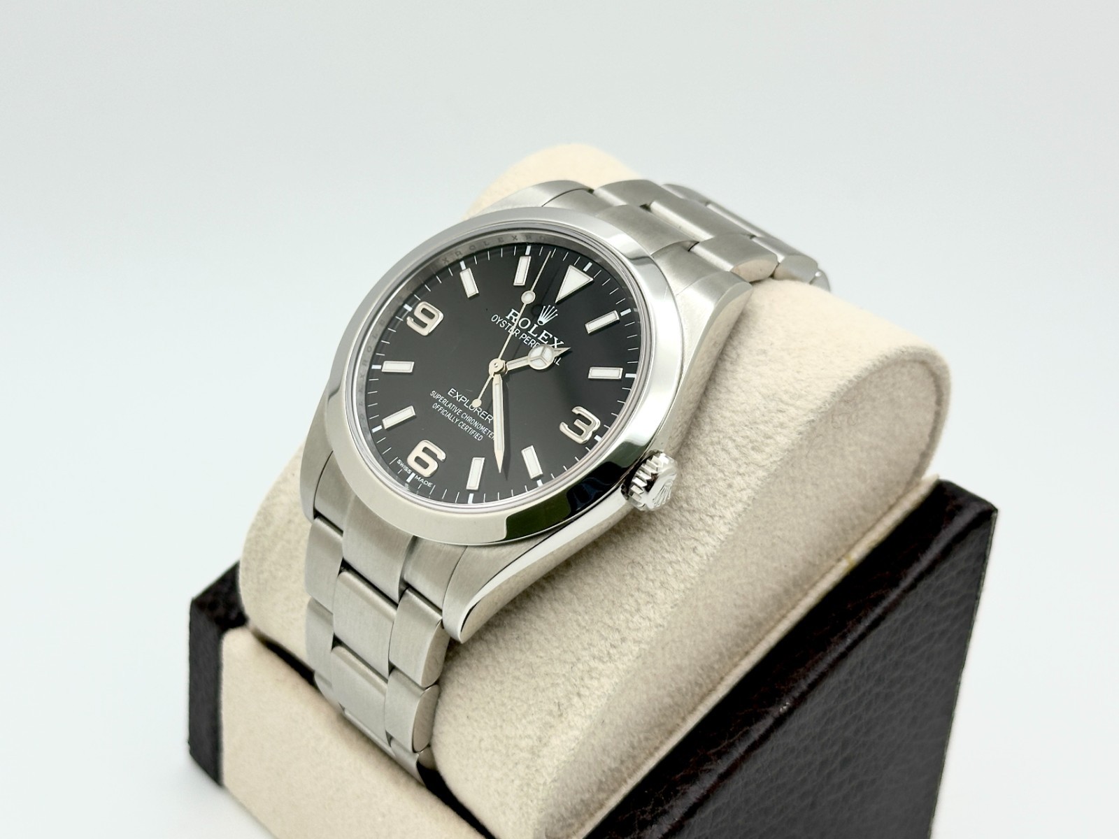 Rolex Explorer 214270 39mm Black Dial Stainless Steel