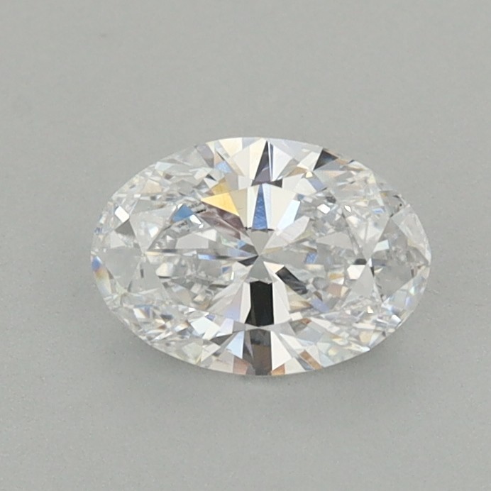 Lab Grown 0.57 Ct OVAL Cut D Color VS1 Clarity IGI Certified CVD Diamond