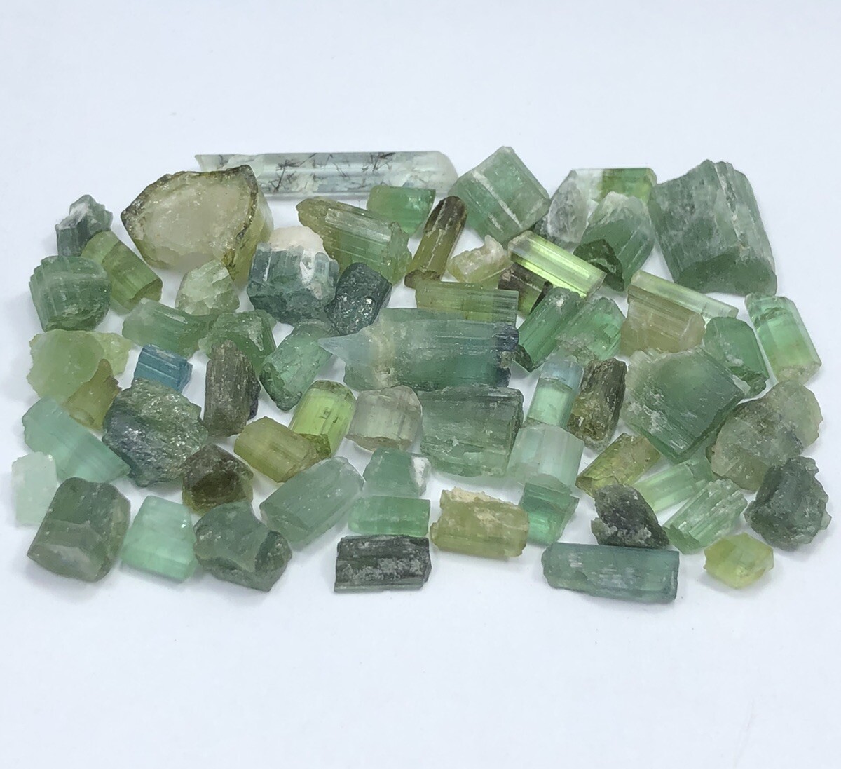 38 Carat Faceted Quality Natural Tourmaline Rough Lot from AFG Loose Gemstone