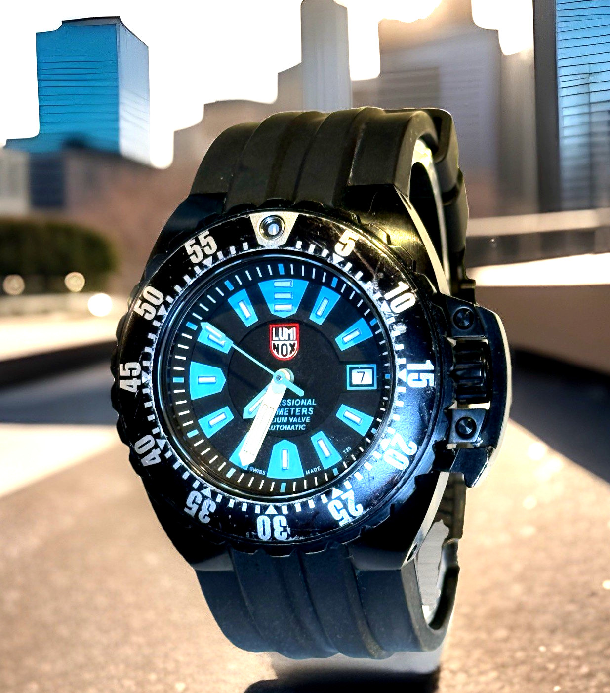 Luminox XS.1503.S1 Deep Dive Scott Cassell 44mm Steel Black/Blue Dial Automatic