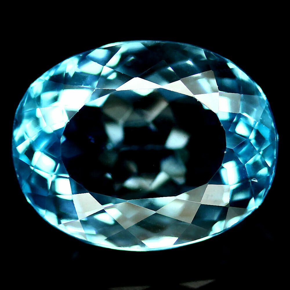 Shola Genuine 26.75 Ct Natural Blue Topaz Giant from Brazil, Topaz