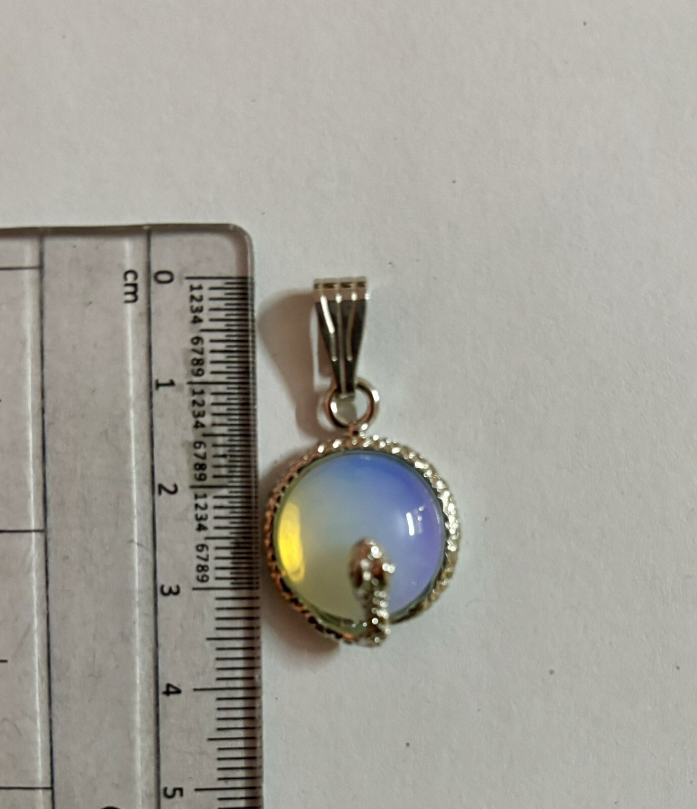 925 Sterling Silver Plated Snake Pendant, Fashion Pendant Locket, Blue