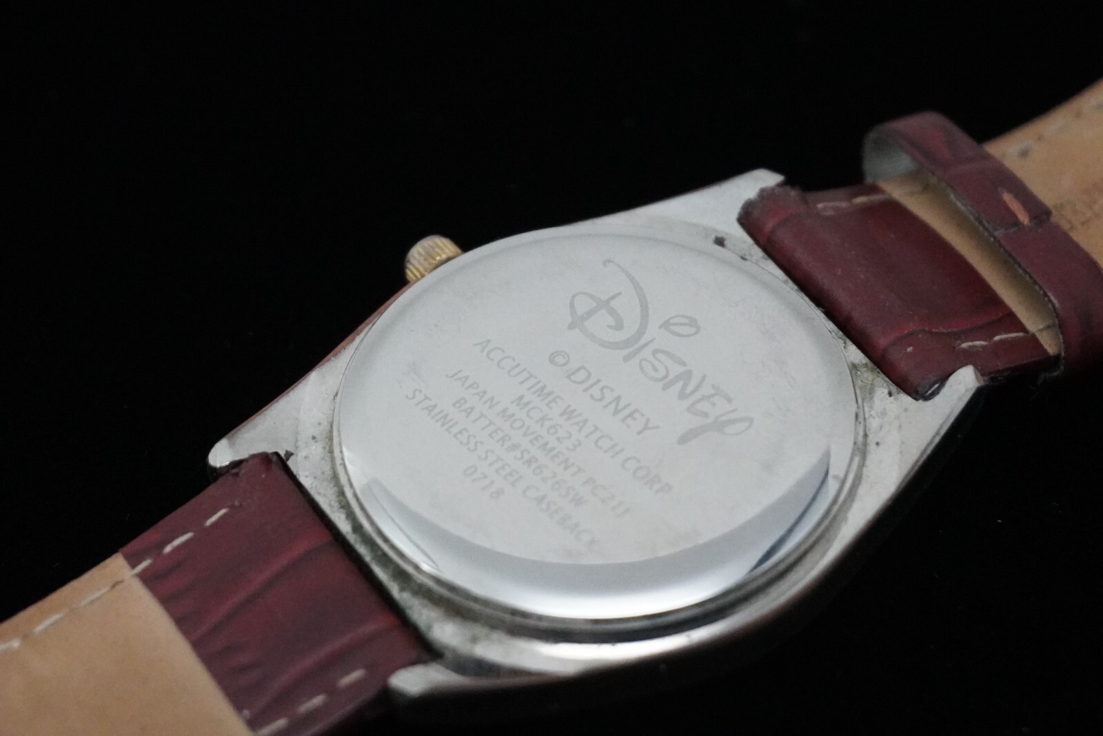 Accutime Mickey Mouse 0718 mck623 Quartz Watch With Box