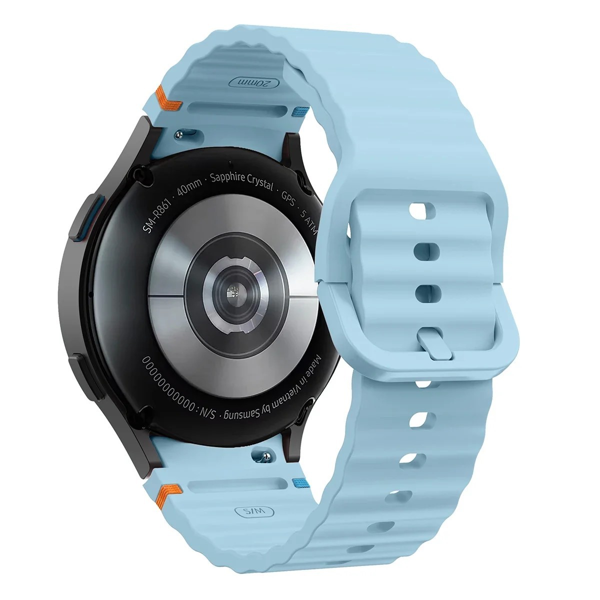 Strap For Samsung Galaxy Watch 7/6/5/4/FE 40/44/47mm Silicone Sport Watch Band