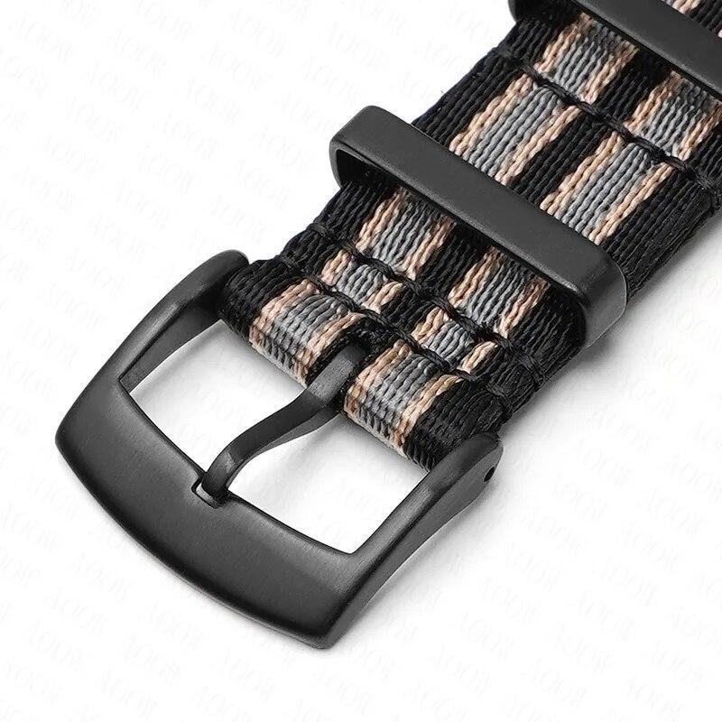 Soft Nylon Watch Strap for Omega Seamaster 007 Canvas 20mm 22mm Replacement Band