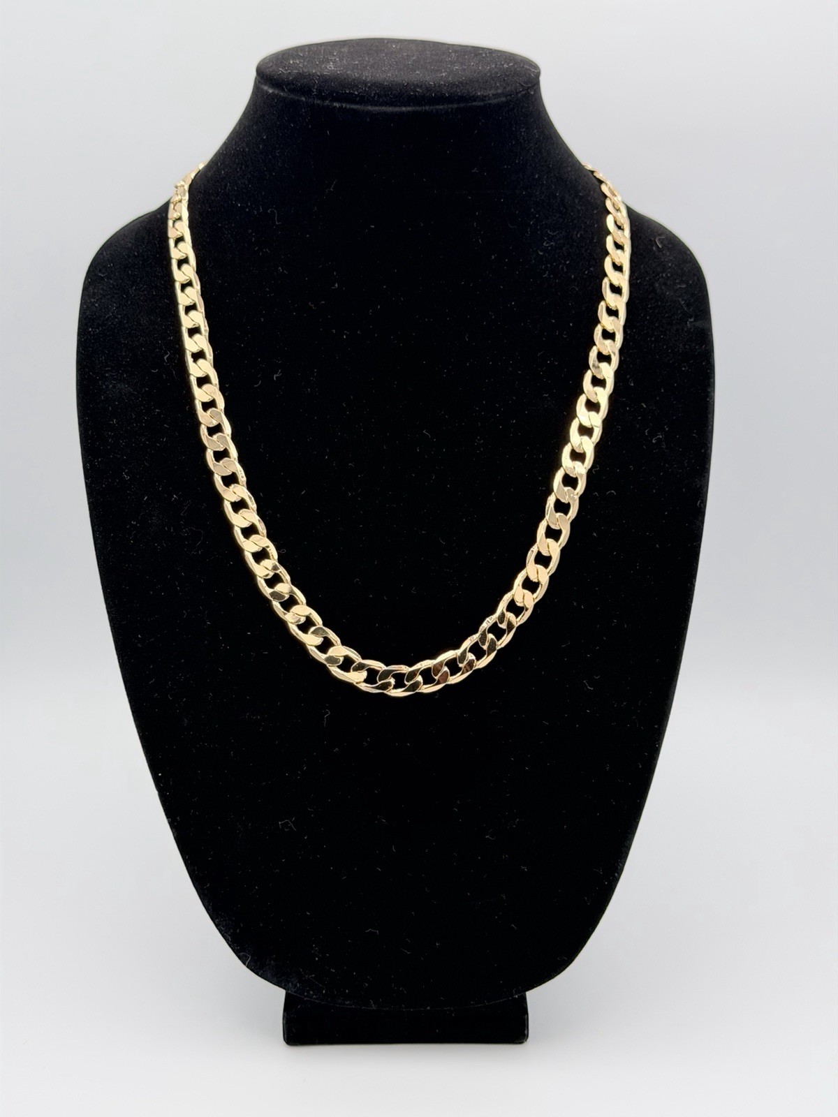18K Gold Filled Cuban Link Chain, 10mm, 24″ New