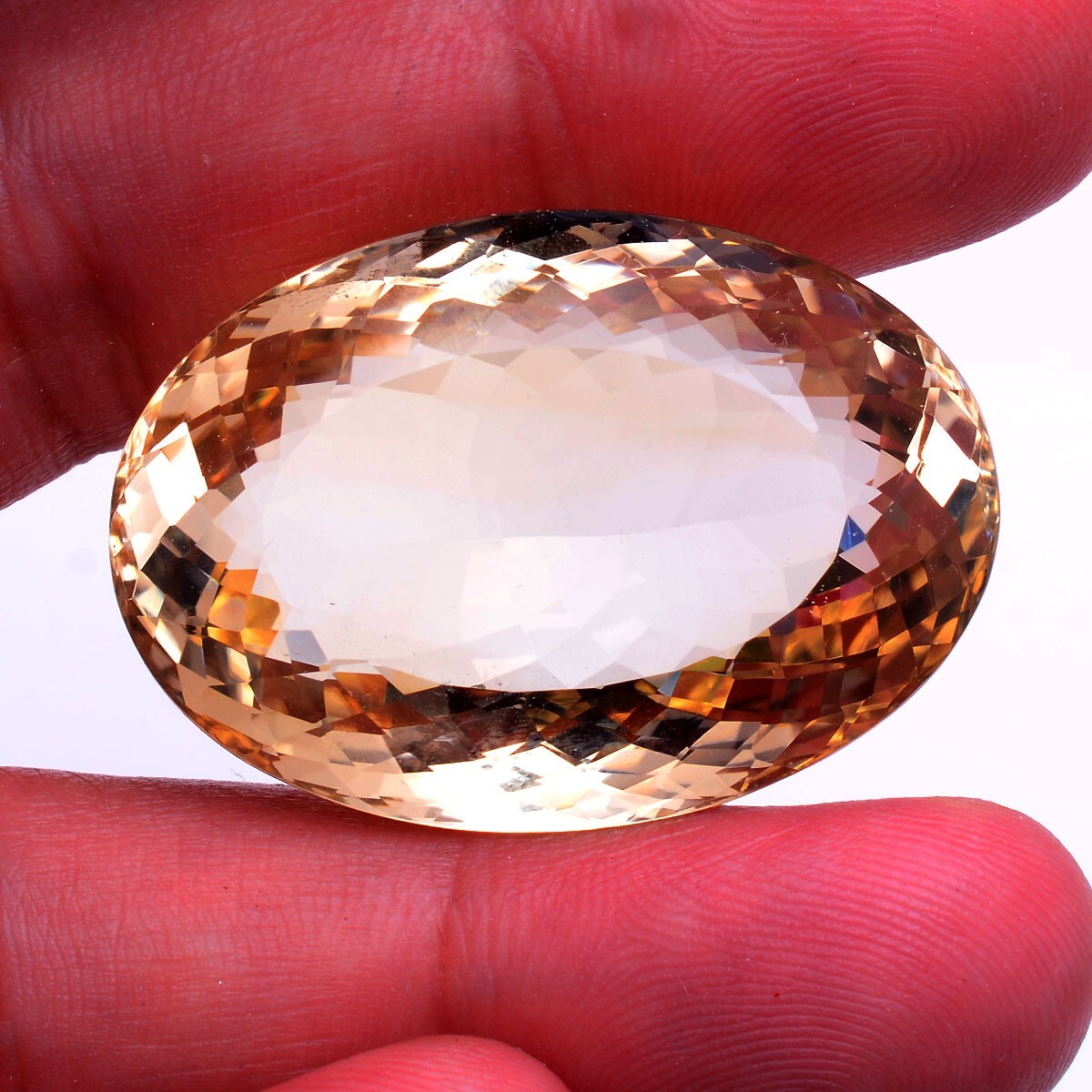 VVS 100.00 Cts Natural Citrine Untreated Huge Size Oval Cut Certified Gemstone