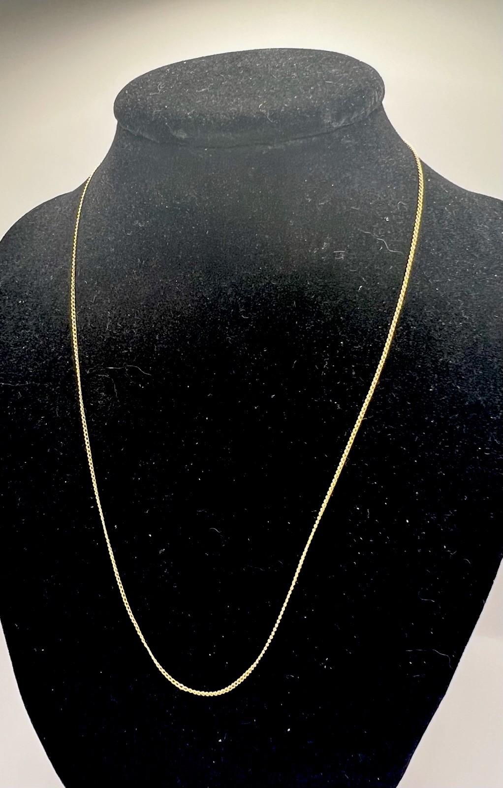 14k Gold Chain 15 Inch Yellow Gold .7 Grams