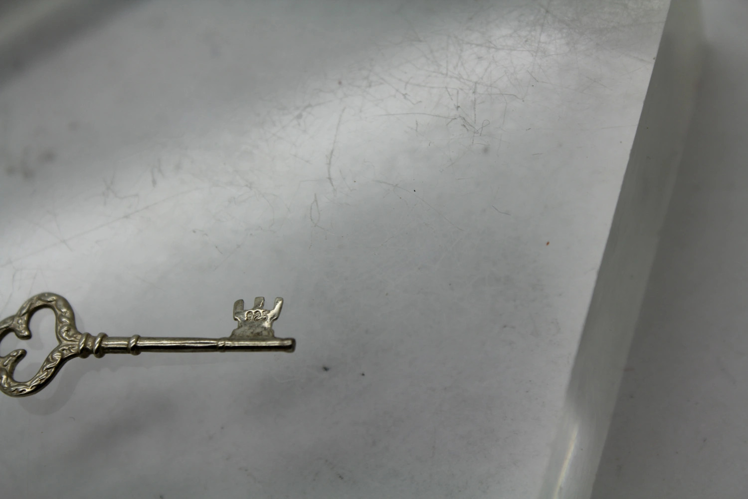 Findlay Bolivia .925 S.S. ANTIQUE SKELETON KEY dangle earrings #