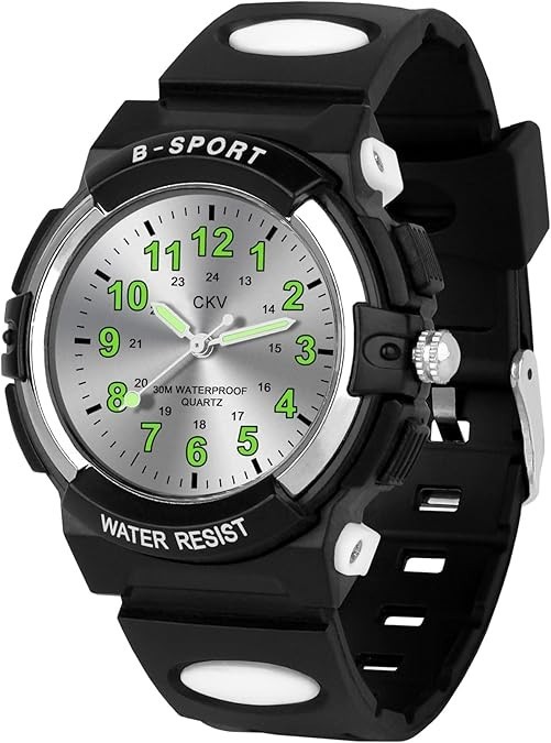 “Kid’S Analog Watch for Boys and Girls, 5ATM/50M Waterproof Quartz Children’S Wa