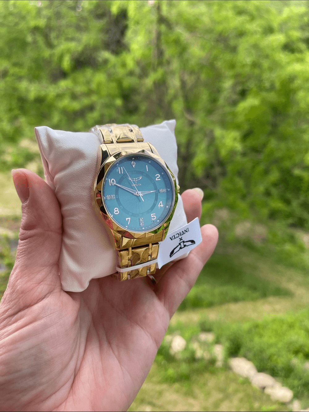 Invicta Gold and Green Men’s Dress Watch (69021)
