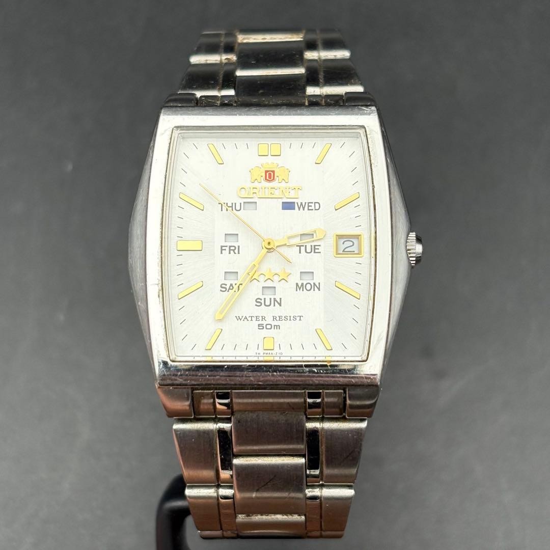 Working ORIENT Automatic Wind Wristwatch Three Star PMAA C2